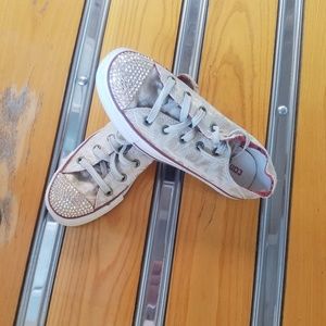 Bedazzled with genuine swarovski crystal Allstars